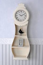 Aber ich kann deko selber machen: Schwedische Mora Uhr Weiss Wanduhr Shabby Chic Standuhr Palazzo Excklusiv Standuhren Wanduhr Uhrideen