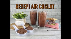 Resepi Air Coklat Viral Youtube