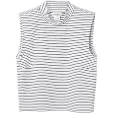 Black And White Striped Shirt Turtleneck Destiny Singlet White Turtleneck Shirt White Crop Top Tank White Crop Tank