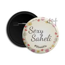 5 out of 5 stars. Sexy Saheli Wedding Button Badges Dot Badges