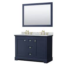 dark blue with white carrara marble
