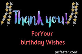 Thanks for all the kind birthday wishes! Best Thank You Images For Birthday Wishes Free Download Whatsapp Dp Status Picfaster