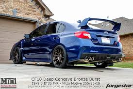 Wrx Sti 2016 On Forgestar Cf10 Deep Concave Bronze Burst Wrx 2015 Wrx Subaru Wrx