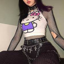 Check spelling or type a new query. Aesthetic Hello Kitty Grunge Egirl Outfit Alternative Outfits Edgy Outfits Cute Outfits