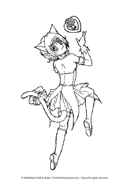 Ichigo Momomiya Coloring Page More Tokyo Mew Mew Coloring Pages On Hellokids Com Coloring Pages Tokyo Mew Mew Coloring Pages For Girls