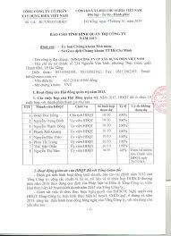 TỔNG CÔNG TY CỔ PHẦN XÂY DỰNG ĐIỆN VIỆT NAM Số 01 BC ...