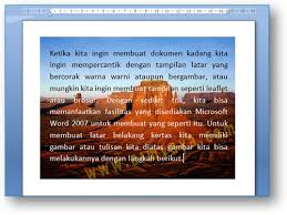 Sebagai bahan edit foto di atas gedung tinggi yang keren ini, silakan download gambar background mentahan gedung ini. Cara Membuat Tulisan Di Atas Gambar Background Latar Di Microsoft Word Cara Aimyaya Cara Semua Cara