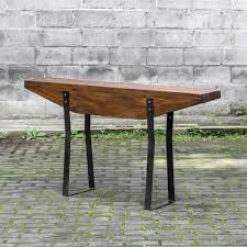 We designed our brady console to feel at home wherever brady console features:crafted of cherry and birch veneersbeadboard top & side panelssaber mirrored console table gallery shelves uttermost table table furniture mirrored glass glass. Emryn Console Table Uttermost