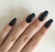 Black nail shades may not be somewhat feminine but can be quite attractive even applied in a decorative way. Popular Items For Coffin Shaped Nails On Etsy Painted Acrylic Nails Coffin Shape Nails Fake Nails