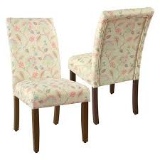 Homepop Plaid Parsons Dining Chair Set Of 2 Walmart Com Parsons Dining Chairs Solid Wood Dining Chairs Upholstered Dining Chairs