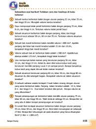 Kunci jawaban tema 3 kelas 5 halaman 85 86 87 ini diperuntukan bagi orangtua yang menemani anak saat belajar di rumah. Kunci Jawaban Buku Senang Belajar Matematika Kelas 5 Kurikulum 2013 Revisi 2018 Halaman 155 Kunci Soal Matematika