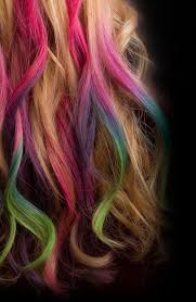Hair Flair Color Rubs Temporary Hair Coloring So Fun For Summer Dipped Hair Dip Dye Hair Hair Color Trends