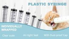 Amazon Live - Omawrf Extra Large Plastic Syringe, Sterile ...