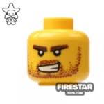 LEGO Mini Figure Heads Bared Teeth
