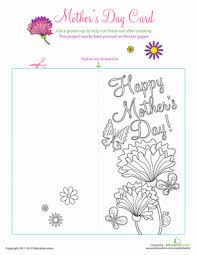 Printable Birthday Card Template Foldable Coloring Happy Birthday Grandma Color A Mother S Day Greeting Card Worksheet Education Com Mothers Day Card Template Mother S Day Greeting Cards Mother S Day Printables