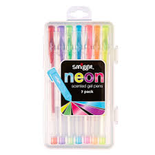 Image For Neon Scented Pen Pack X7 From Smiggle Uk Smiggle Gel Pens School Pens Stationery