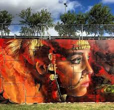 Ballin Work By Matt Adnate At Murals Street Art Street Art 3d Street Art