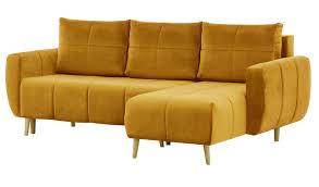 Das ecksofa mit hoher rückenlehne. Gelbe Und Senffarbene Ecksofas Fur Das Wohnzimmer