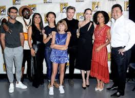 Check out the image below for you first look at richard madden, kumail nanjiani, brian tyree henry, and seven other cast members in costume. Eternals Ensemble Marvelstudios