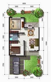 Denah Rumah Minimalis Tipe 21 3 Design Rumah Denah Rumah Desain Rumah Kecil Desain Rumah