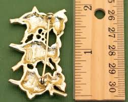 Vintage Adorable 3-little Pigs Ballet Brooch K23