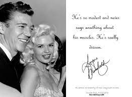 It comes only from inside, its from nothing thats. Quotes By Jayne Mansfield Pt 1 Classic Blondes