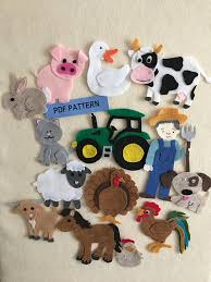 On The Farm Felt Board Pattern Features 12 Animals A Farmer Etsy In 2021 Felt Board Patterns Felt Crafts Kids Felt Farm Animals Pattern