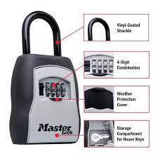 Do not try to force a safe open with a key, if you don't seem to open it the normal way, just call quickpro locksmith, and our professional technician will be right there at your doorstep to get it open very easily without the need for a key.sometimes, it can be very easy to lose the key to the safe or even forget the combination numbers, but you should. Master Lock Lock Box Resettable Combination Dials 5400dhc The Home Depot