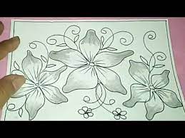 More images for gambar batik bunga yang mudah digambar di buku gambar » Cara Menggambar Batik Bunga Yang Mudah
