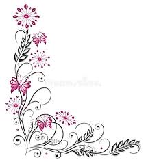 Blumen Ranke Blumen Pink Stock Vektorgrafik Illustration Von Kreativen Tot 33651042 In 2020 Flower Doodles Planner Art Floral