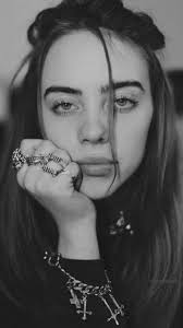 Black And White Billie Eilish Picture Billie Billie Eilish Billie Celebs
