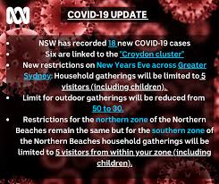 To keep our community safe, follow nsw health advice. Abc Sydney Covid 19 Update December 30 The Nsw Facebook