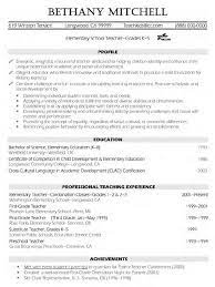 Make sure you choose the right resume format to suit 4 tips for writing an exceptional elementary teacher resume. Elementary Teacher Resume Template Of Elementary Teacher Resume Examples More Free Templates