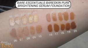 Bareminerals Bareskin Swatches I Am Seriously Buying 3