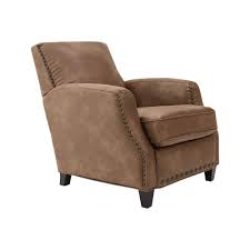 We'll review the issue and make a decision about a partial or a full refund. Shop Sarah Light Brown Bonded Leather Club Chair Overstock 11907945