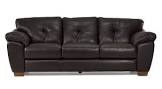 Sloane Leather Sofa- Chocolate Leons
