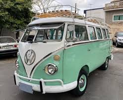 Image result for Pearl Gray 1950 VW Bus