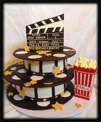Hollywood Movie Reels A Star Is Born Baby Shower Cake Movie Night Red Carpet Simple Baby Shower Baby Shower Theme Baby Shower