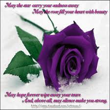 May The Star Carry Your Sadness Away Friends Flowers Animated Teddy Bear Friend Quote Thinking Of You Friend Greeti Purple Roses Wallpaper Purple Roses Rose