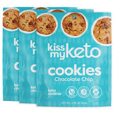 Simple, diabetic friendly snack that is also gluten free + vegan! Kiss My Keto Cookies Chocolate Chip Low Carb Cookies 2g Net No Added Sugar Keto Cookies And Snacks Low Calorie High Protein Low Carb Snacks Infused With Mct Oils