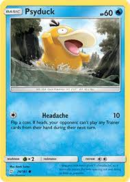 If heads, the defending pokémon is now confused. Psyduck Team Up Tcg Card Database Pokemon Com