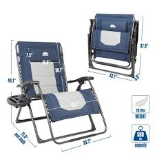 I had the opportunity to own many chairs in the past, but nothing as comfortable as this scandinavian recliner chair. Coastrail Outdoor 28 Steel Frame Outdoor Oversized Zero Gravity Chair With Navy Blue Gray Cushion Ctozgc2behd The Home Depot