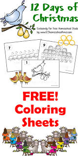 Here are 12 days of christmas colouring pages for you to enjoy! Free Coloring Sheets 12 Days Of Christmas Instant Download Christmas Coloring Sheets Free Christmas Coloring Sheets Days Of Christmas Song