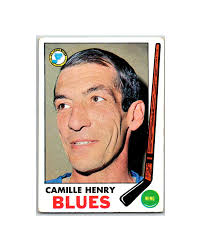 Camille Henry St. Louis Blues Topps 1969