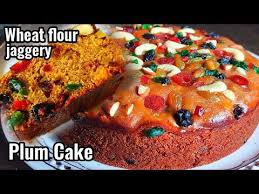 Plum Cake Sugar Free Plum Cake Wheat Flour Jaggery Plum Cake Eggless Christmas Cake Youtube Plum Cake Christmas Cake Baking