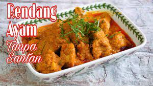 1 ekor ayam 1 liter santan 2 lembar daun jeruk 1 lembar daun kunyit 1 ruas kayu manis 3 buah kapulaga 2. Cara Buat Rendang Ayam Tanpa Santan Mudah Sedap Rendang Ayam Simple Malina Lina Pg Menu Raya Youtube