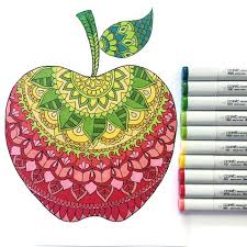 Apple Coloring Page Sam Thrive 360 Living Apple Coloring Pages Fruit Coloring Pages Coloring Pages