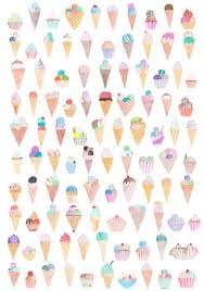 Art Ice Cream Wallpaper Background Tumblr Cute Nice Pattern With Images Print Patterns Prints Pattern Wallpaper