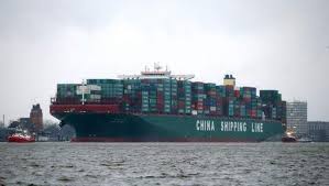 Le Plus Gros Porte Conteneurs Du Monde Est Arrive A Zeebrugge Belgique Schepen