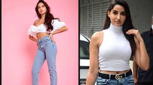 Nora fatehi is an indian film actress and model. Nora Fatehi Is In Love With Crop Tops Blue Jeans Take A Look Iwmbuzz